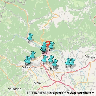 Mappa Via Garibaldi, 36030 Caltrano VI, Italia (6.58857)