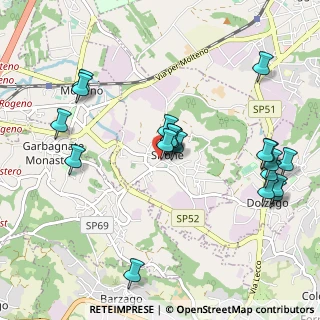Mappa Via Giuseppe Mazzini, 23844 Sirone LC, Italia (1.0715)