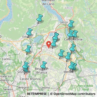 Mappa Via Giuseppe Mazzini, 23844 Sirone LC, Italia (8.03529)