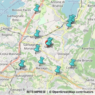 Mappa Via Giuseppe Mazzini, 23844 Sirone LC, Italia (2.12308)