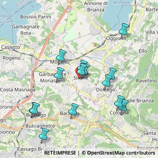 Mappa Via Giuseppe Mazzini, 23844 Sirone LC, Italia (1.98214)
