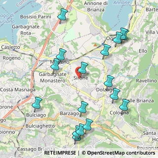 Mappa Via Giuseppe Mazzini, 23844 Sirone LC, Italia (2.42529)