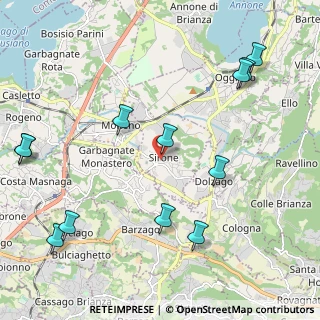 Mappa Via Giuseppe Mazzini, 23844 Sirone LC, Italia (2.60333)