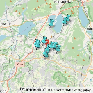Mappa Via Giuseppe Mazzini, 23844 Sirone LC, Italia (2.42333)