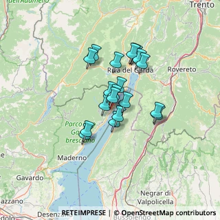 Mappa Via Cavalieri di Vittorio Veneto, 25010 Tremosine sul Garda BS, Italia (9.9195)