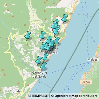 Mappa Via Cavalieri di Vittorio Veneto, 25010 Tremosine sul Garda BS, Italia (1.075)