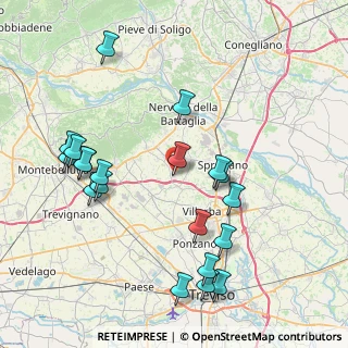 Mappa Via 1° Maggio, 31040 Giavera del Montello TV, Italia (8.8095)