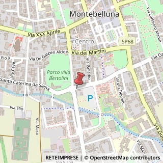 Mappa Via Sansovino, 2, 31044 Montebelluna, Treviso (Veneto)