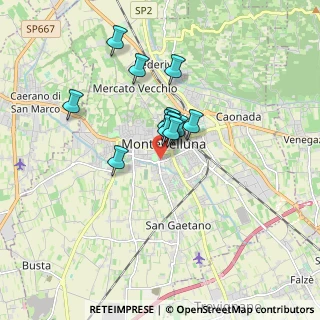 Mappa Via Palladio, 31044 Montebelluna TV, Italia (1.22833)