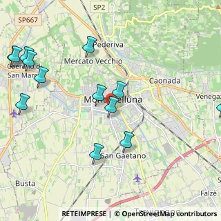 Mappa Via J. Sansovino, 31044 Montebelluna TV, Italia (2.59692)