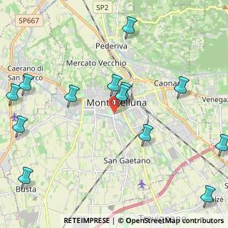 Mappa Via Palladio, 31044 Montebelluna TV, Italia (2.67077)