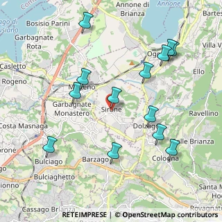 Mappa Via Molteni, 23844 Sirone LC, Italia (2.13923)