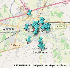Mappa Borgo Sant'Agnese, 30026 Portogruaro VE, Italia (0.964)