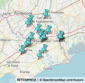 Mappa Borgo Sant'Agnese, 30026 Portogruaro VE, Italia (10.3205)