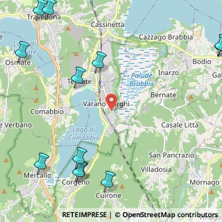 Mappa Via Brabbia, 21020 Varano Borghi VA, Italia (3.39833)
