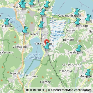 Mappa Via Brabbia, 21020 Varano Borghi VA, Italia (3.25071)