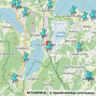 Mappa Via Brabbia, 21020 Varano Borghi VA, Italia (3.44143)
