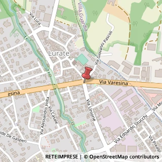 Mappa Via Varesina, 3, 22075 Lurate Caccivio, Como (Lombardia)
