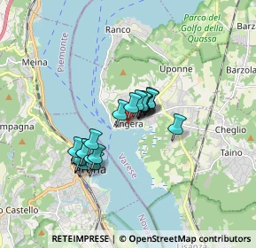 Mappa Via Cavour, 21021 Angera VA, Italia (1.2135)