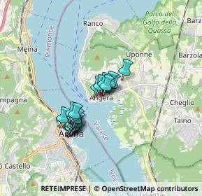 Mappa Via Cavour, 21021 Angera VA, Italia (1.267)