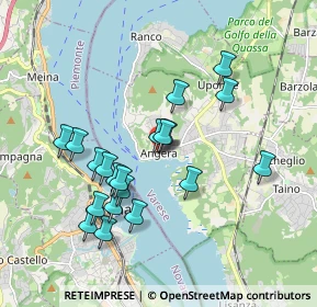 Mappa Via Cavour, 21021 Angera VA, Italia (1.697)