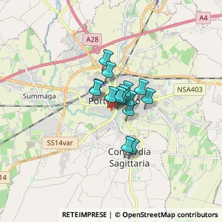 Mappa Viale Giacomo Matteotti, 30026 Portogruaro VE, Italia (0.88333)