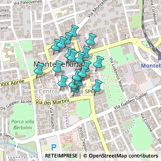 Mappa Via Roma, 31044 Montebelluna TV, Italia (0.1455)