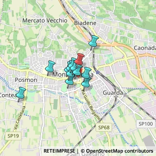 Mappa Piazza Luigi Negrelli, 31044 Montebelluna TV, Italia (0.46231)