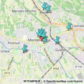 Mappa Piazza Gabriele D'Annunzio, 31044 Montebelluna TV, Italia (0.77)
