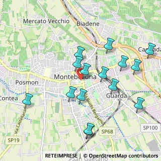 Mappa Piazza Luigi Negrelli, 31044 Montebelluna TV, Italia (1.028)