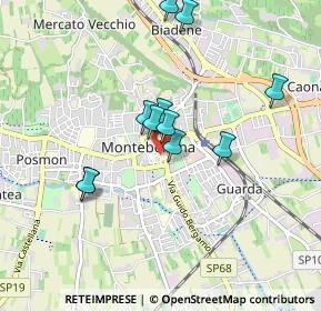 Mappa Via Roma, 31044 Montebelluna TV, Italia (0.77)