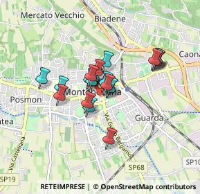 Mappa Piazza Gabriele D'Annunzio, 31044 Montebelluna TV, Italia (0.5805)
