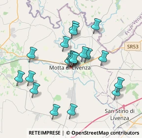 Mappa Via Contarina, 31045 Motta di Livenza TV, Italia (3.232)