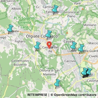 Mappa Via Cappelletta, 22077 Olgiate Comasco CO, Italia (3.11769)