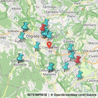 Mappa Via Cappelletta, 22077 Olgiate Comasco CO, Italia (2.0125)