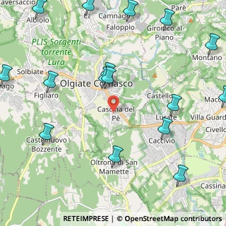 Mappa Via Cappelletta, 22077 Olgiate Comasco CO, Italia (2.91688)