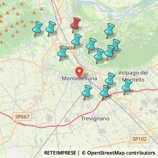 Mappa Via Silvio Pellico, 31044 Montebelluna TV, Italia (4.00929)