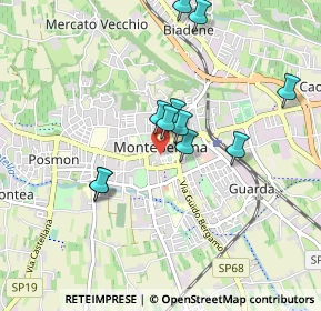 Mappa Via Dante Alighieri, 31044 Montebelluna TV, Italia (0.78818)