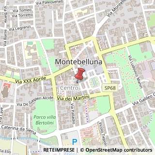 Mappa Via Silvio Pellico, 40, 31044 Montebelluna, Treviso (Veneto)