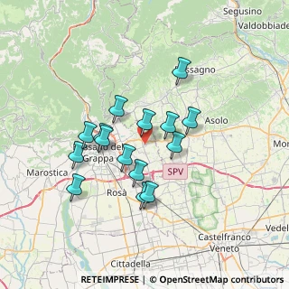 Mappa Via Enrico Mattei, 36065 Mussolente VI, Italia (5.86733)