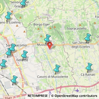 Mappa Via Enrico Mattei, 36065 Mussolente VI, Italia (3.36091)