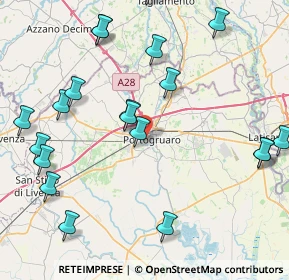Mappa Via Giovanni Boccaccio, 30026 Portogruaro VE, Italia (10.0305)