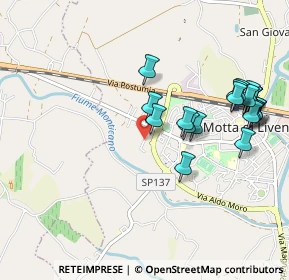 Mappa Via Milano, 31045 Motta di Livenza TV, Italia (1.044)