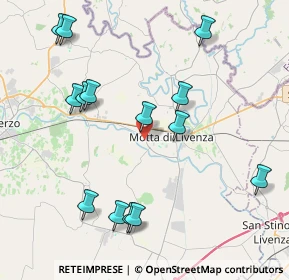 Mappa Via Milano, 31045 Motta di Livenza TV, Italia (4.45357)