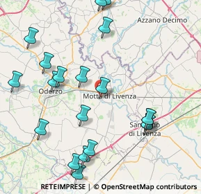 Mappa Via Milano, 31045 Motta di Livenza TV, Italia (9.559)