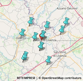 Mappa Via Milano, 31045 Motta di Livenza TV, Italia (5.94923)