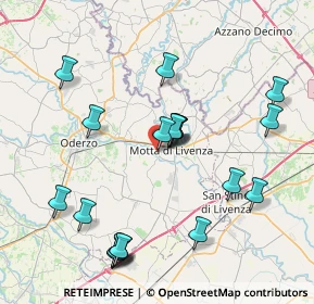 Mappa Via Milano, 31045 Motta di Livenza TV, Italia (8.322)