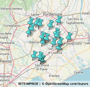 Mappa Via Milano, 31045 Motta di Livenza TV, Italia (10.426)