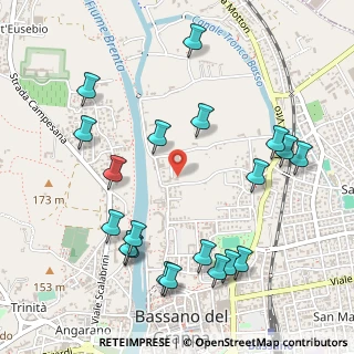 Mappa Via Sant'Isidoro, 36061 Bassano del Grappa VI, Italia (0.5945)