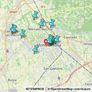 Mappa Piazza degli Artiglieri, 31044 Montebelluna TV, Italia (1.51533)